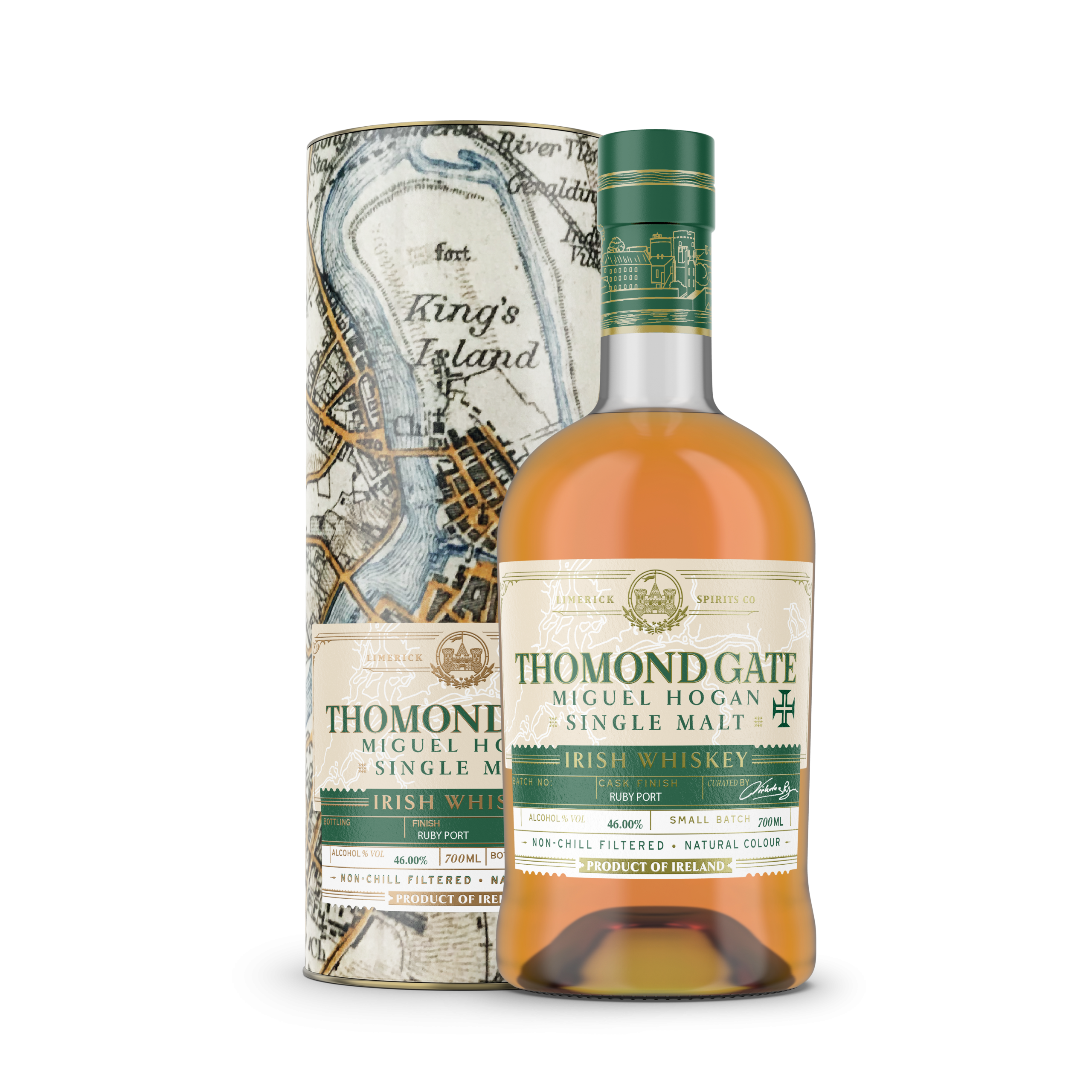 Miguel Hogan - Ruby Port Cask Finish - Single Malt - 46.00
