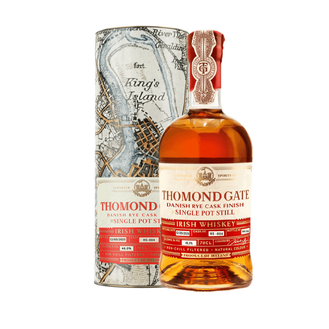 A bottle of Danish Rye Cask Finish - Single Pot Still - 46.0% - HS-004