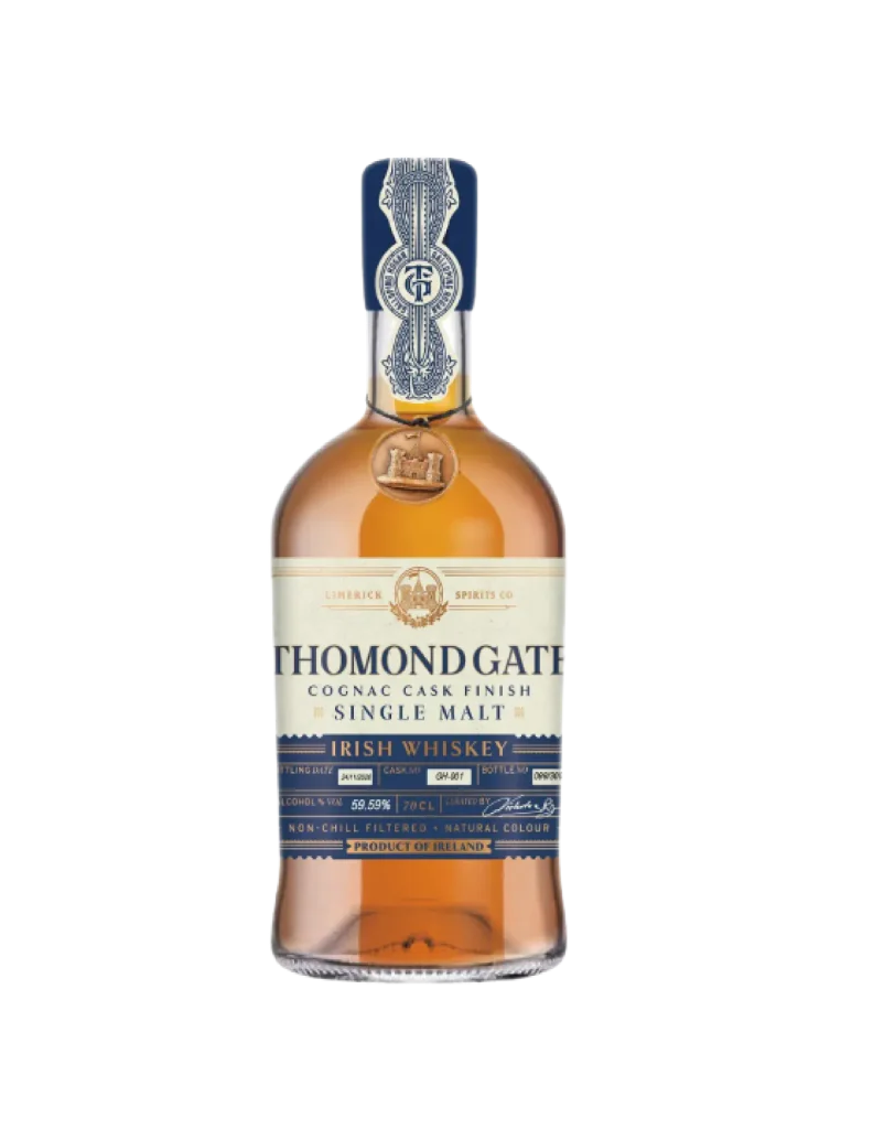 A bottle of Galloping Hogan - Single Malt 